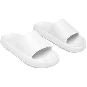 Ciabatte unisex con fascia EVASLIDE - Bianco