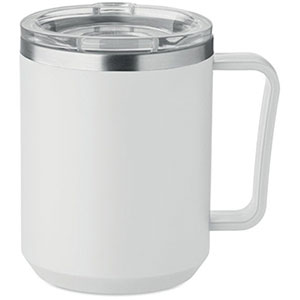 Tazza termica in metallo COCOA - Bianco