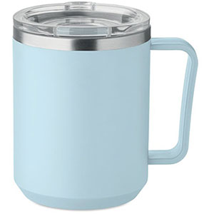 Tazza termica in metallo COCOA - Celeste