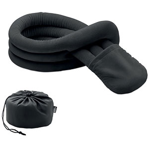 Cuscino da viaggio pieghevole WRAP IT - Nero
