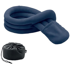 Cuscino da viaggio pieghevole WRAP IT - Navy Scuro