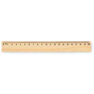 Righello in legno (20 cm) RULER20 - Legno