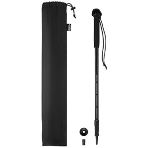 Bastone da trekking telescopico NOLE ONE - Nero