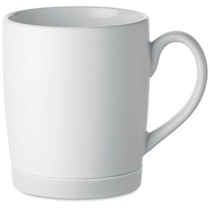 Tazza in ceramica SILBASE - Bianco