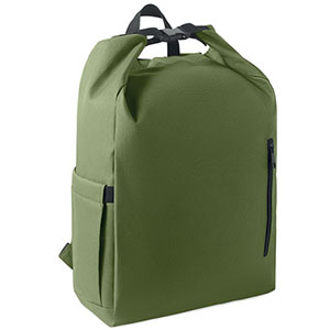 Zaino rolltop con porta pc UNITON - Verde Militare