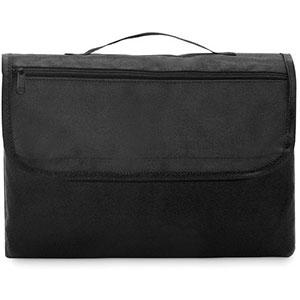 Coperta da picnic in pile COSTA - Nero