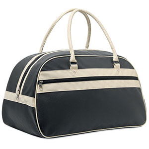 Borsa sportiva vintage NOSTALGIC - Nero