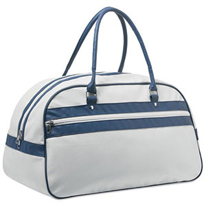 Borsa sportiva vintage NOSTALGIC - Bianco