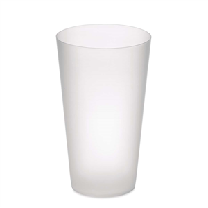 Bicchiere riutilizzabile 550ml FESTA CUP - Bianco Traslucido