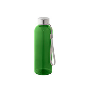 ENDERS M - borraccia trasparente in r-Pet, da 600 ml - Verde