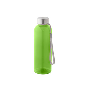 ENDERS M - borraccia trasparente in r-Pet, da 600 ml - Verde chiaro