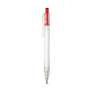 Penna a sfera con pulsante colorato HARLAN - Rosso