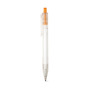 Penna a sfera con pulsante colorato HARLAN - Arancione