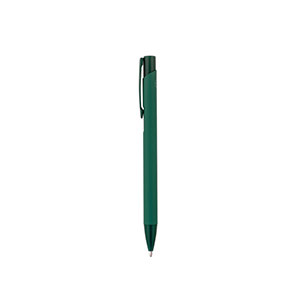 CLINT - penna in alluminio riciclato con finitura in gomma - Verde scuro