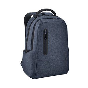 RE-BOSTON - zaino per laptop in nylon riciclato - Blu