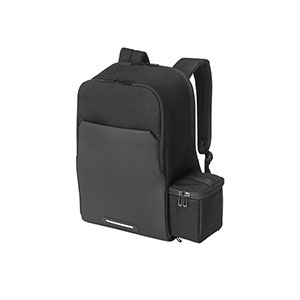 BELFAST - zaino con borsa termica (2 in 1) - Nero