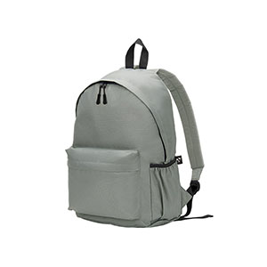 ROSARIO - zaino classico in poliestere riciclato - Grigio chiaro