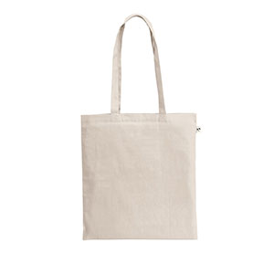 SVANETI - shopper borsa in cotone riciclato e rPET - Naturale chiaro