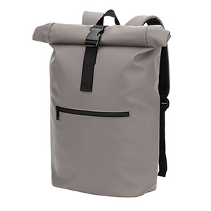 PORTLAND - zaino roll-top con porta pc da 16 pollici - Grigio