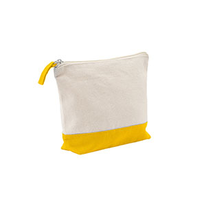 DAPHNE - pochette per cosmetici in 100% cotone - Giallo