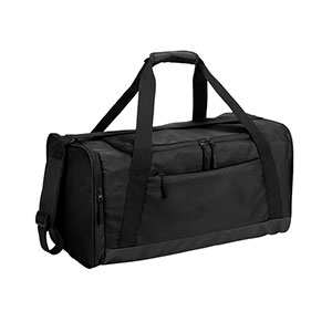 FARO - borsa sportiva in cotone riciclato - Nero