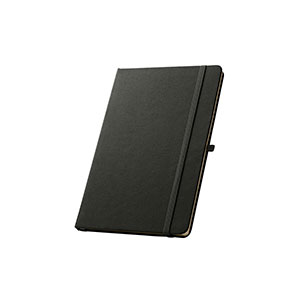 ANNE - block notes A5 con cover in rPET - Nero