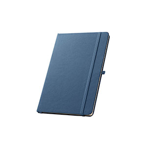 ANNE - block notes A5 con cover in rPET - Blu