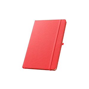ANNE - block notes A5 con cover in rPET - Rosso
