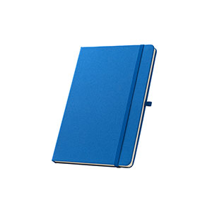 ANNE - block notes A5 con cover in rPET - Blu reale