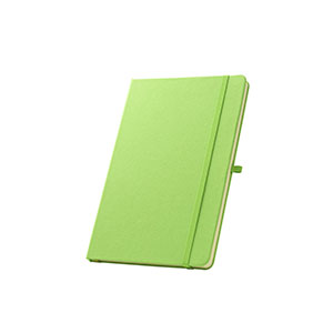 ANNE - block notes A5 con cover in rPET - Verde chiaro