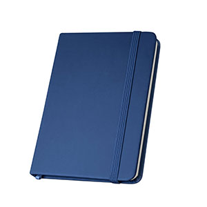CAMPUS - quaderno A5 con copertina in PU riciclato - Blu