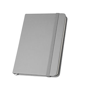CAMPUS - quaderno A5 con copertina in PU riciclato - Grigio