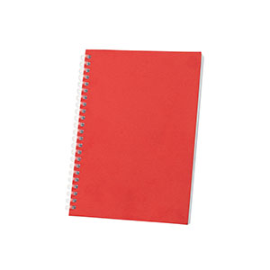 SCHILLER - quaderno spiralato con copertina flessibile - Rosso