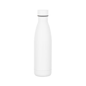 RE-BUFFON L - Bottiglia termica in acciaio inox riciclato - Bianco