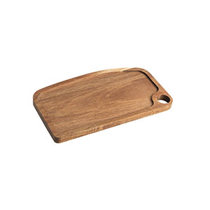 CAPER - tagliere in legno di acacia - Naturale scuro