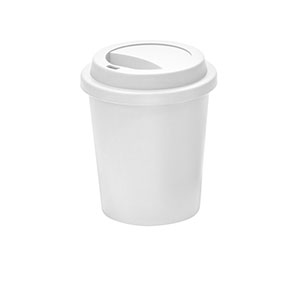 TONALI 350 - bicchiere con coperchio - Bianco