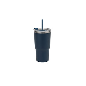 JOYNER M - bicchiere da viaggio termico in acciaio riciclato - Blu scuro