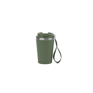 SPITZ - bicchiere da viaggio in acciaio riciclato - Verde militare