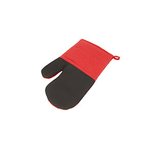 LAWSON - guanto da cucina in cotone con silicone su un lato - Rosso