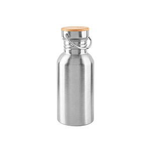 EWING - bottiglia in acciaio inox riciclato - Cromato satinato