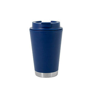 FIGLIOLI - tazza da viaggio termica - Blu scuro