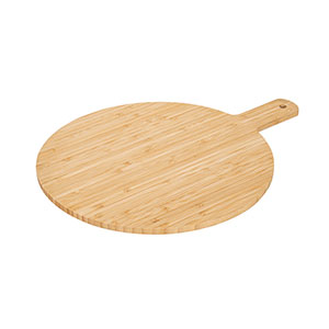 CHEESANO - tagliere in bamboo di forma rotonda - Naturale