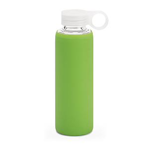 Borraccia sportiva in vetro borosilicato DHABI - Verde chiaro