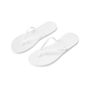 BALI L / XL - infradito con suola per sublimazione - Bianco