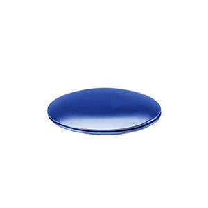 KAYLA - specchio rotondo bifacciale con chiusura magnetica - Blu reale