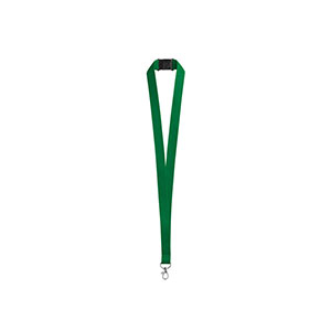 LEEDS - lanyard in poliestere con chiusura di sicurezza - Verde