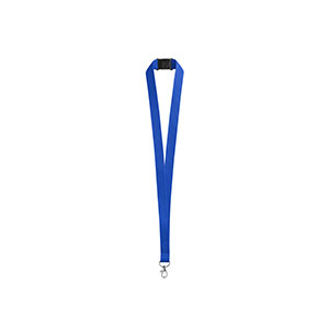 LEEDS - lanyard in poliestere con chiusura di sicurezza - Blu reale