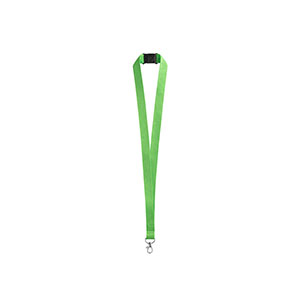 LEEDS - lanyard in poliestere con chiusura di sicurezza - Verde chiaro