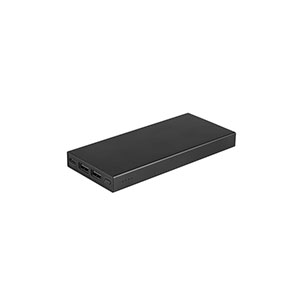 DOROTHY 10 - power-bank 10.000 mAh in alluminio riciclato - Nero