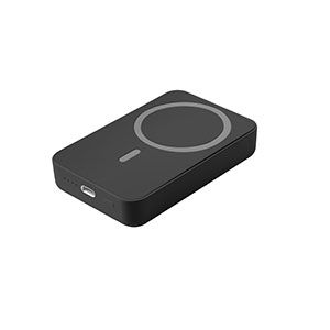 AMPERE 10 - power bank magnetico da 10.000 mAh con caricatore wireless - Nero